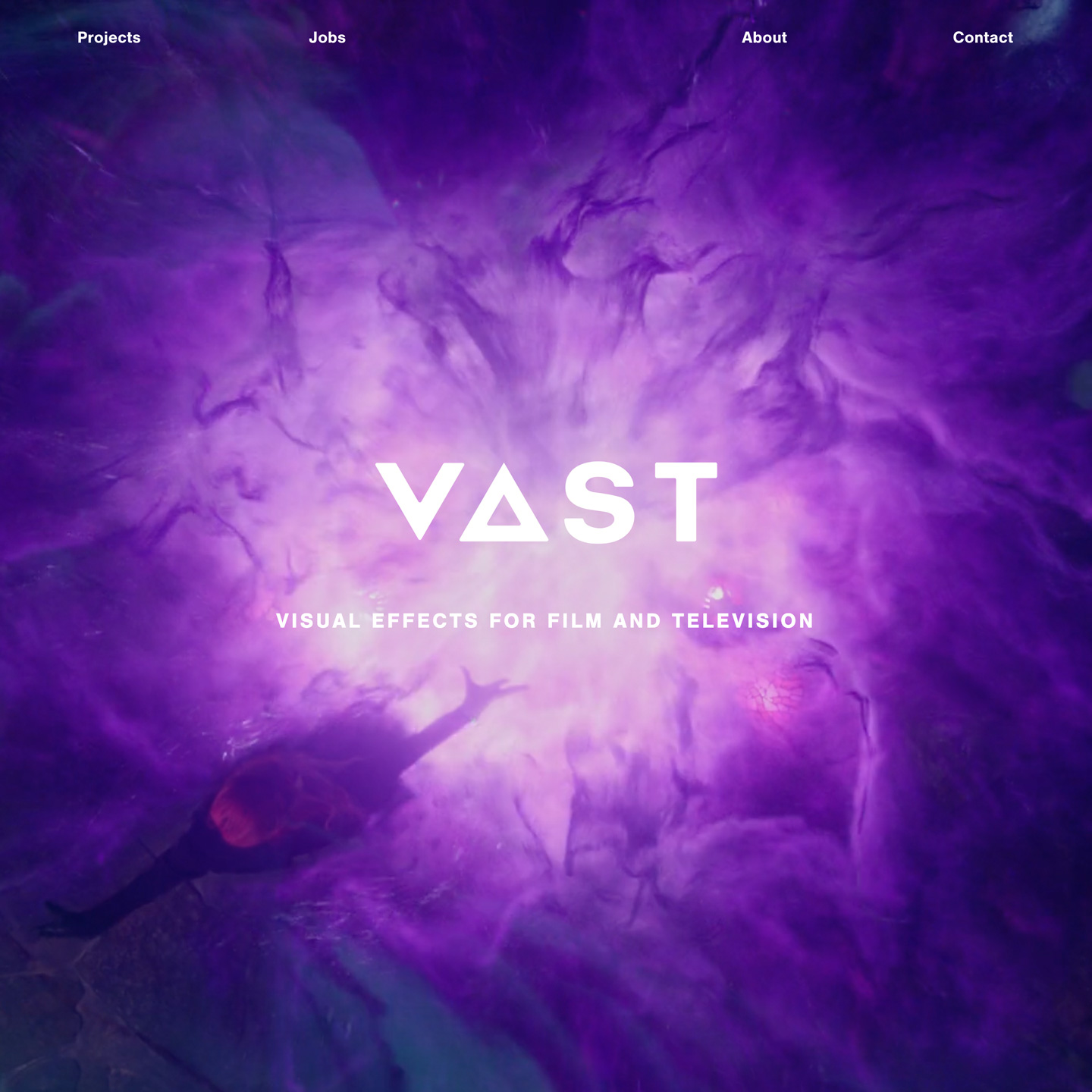 Website vast.pictures – Screenshot of homepage