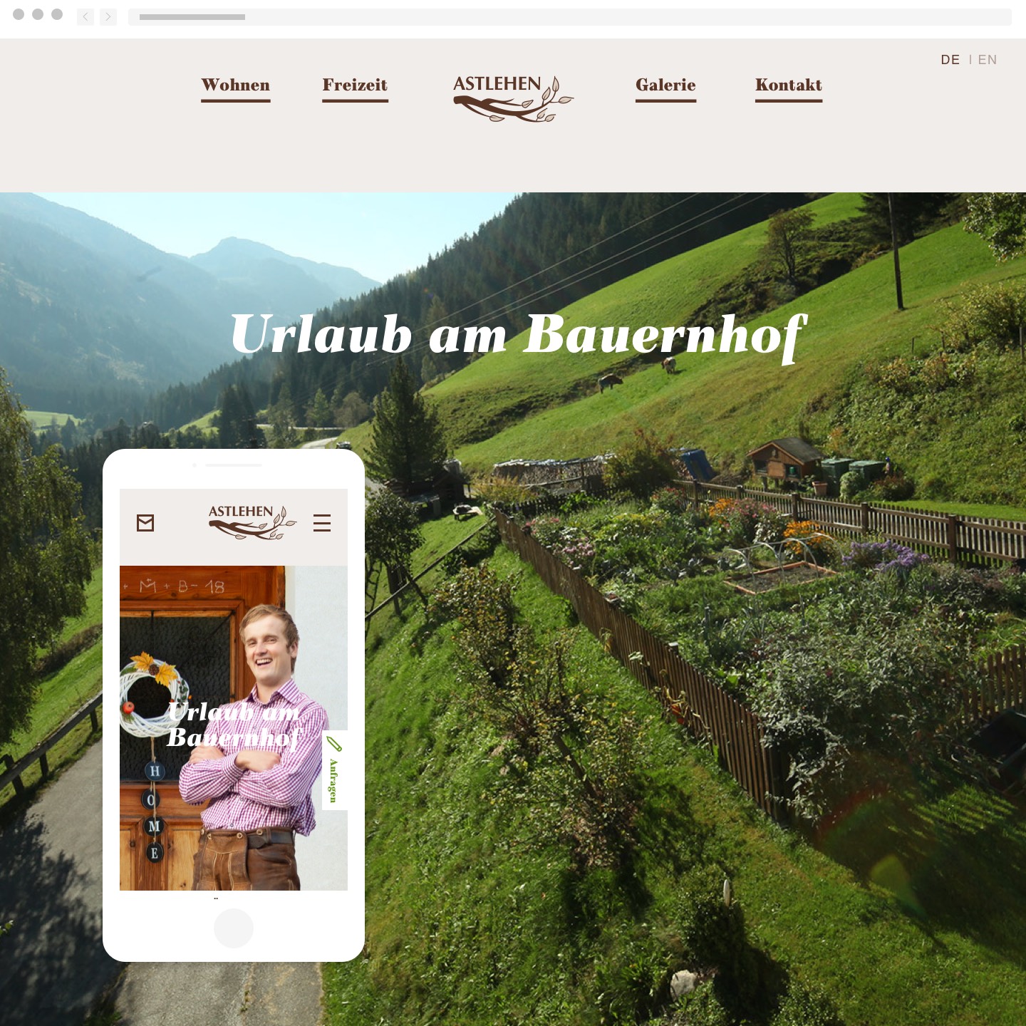 astlehen.at - screenshot of homepage